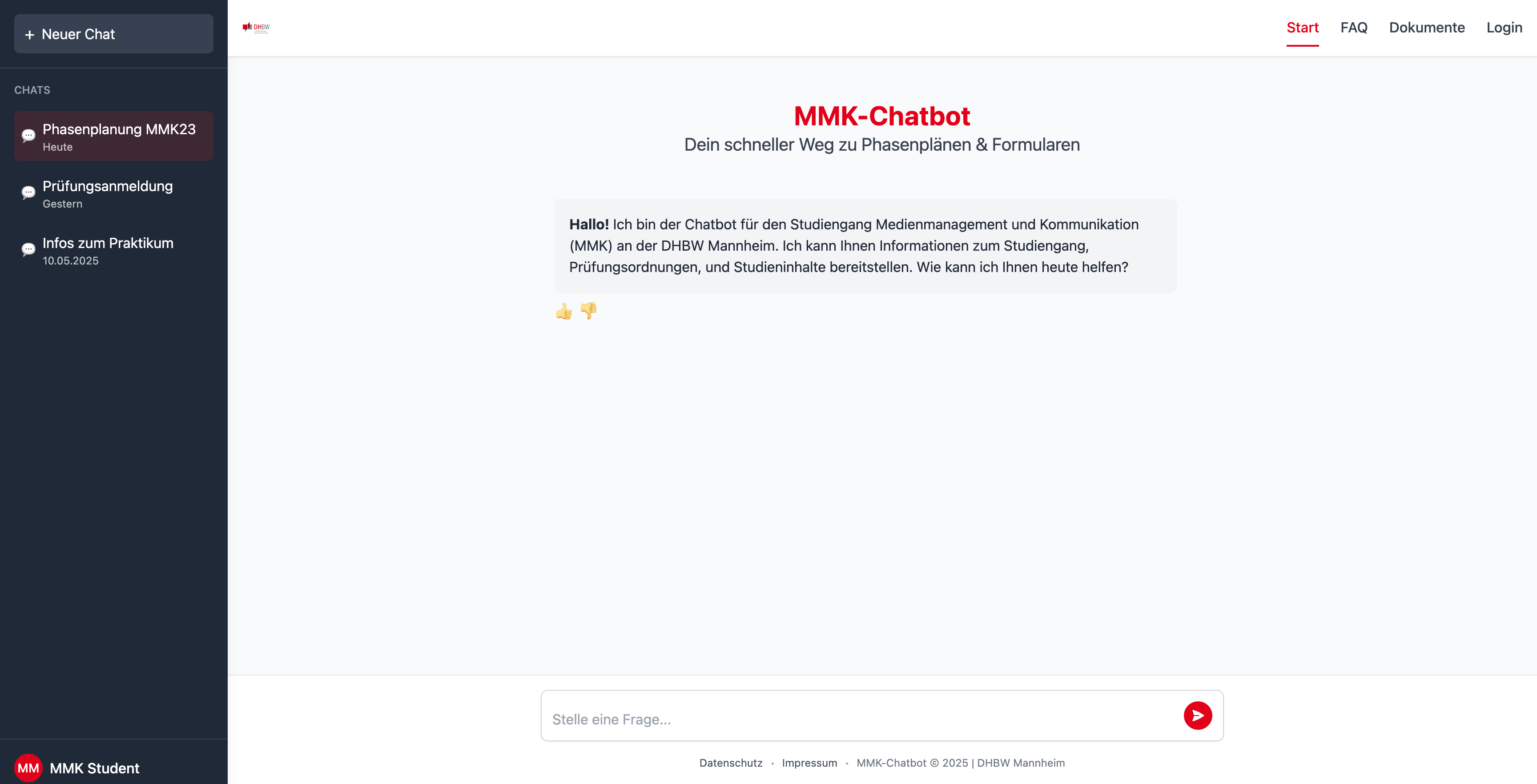 MMK-Chatbot DHBW